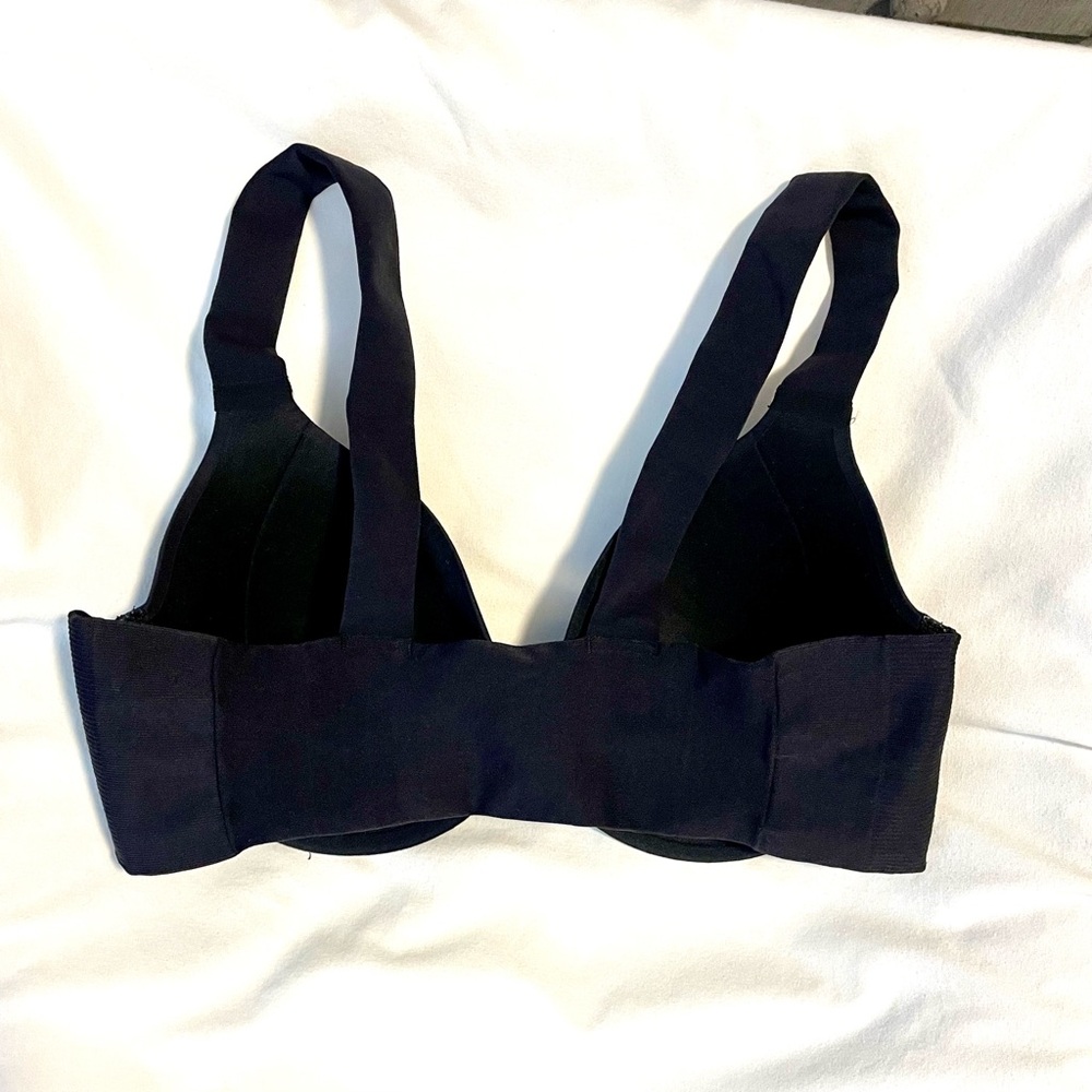 *EUC* Spanx Bra-llelujah Bra - #30011R -Sz 38B - Black -Front Close/Plunge/Lift - Picture 2 of 5